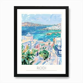 Rodi Greece Art Print