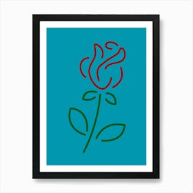 Rose Flower 1 Art Print