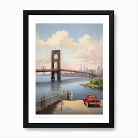 Default Manhanttan Bridge New York Brooklyn Travel Art Print Art Print