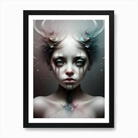 Girl With Horns~ Escape Clause~ Reimagined Art Print