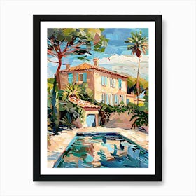 House By The Pool 1 Art Print