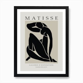 Matisse Galerie D'exposition Papier Decoupe Minimalist artwork 6 Art Print