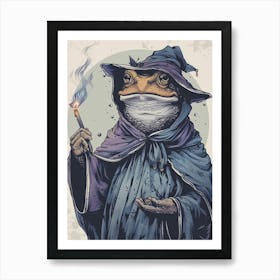 Wizard Frog Art Print