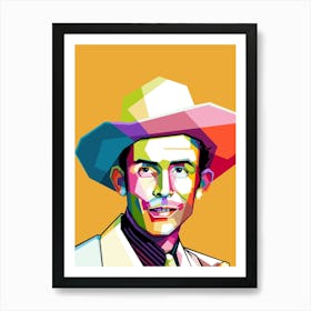 Hank William Wpap Art Print