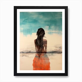 Ghost of Woman | Boho print Art Print