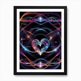 Heart Of Light 1 Art Print