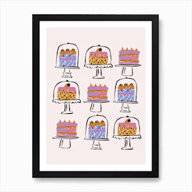 Cakes In The Window    Art Print