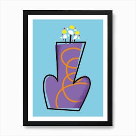 Flower In A Vase Art Print