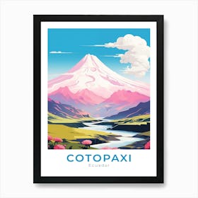 Ecuador Cotopaxi Travel Art Print