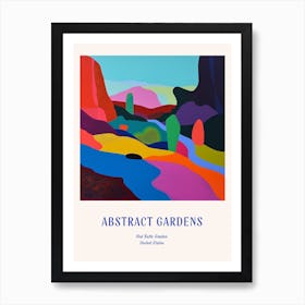 Colourful Gardens Red Butte Garden Usa 1 Blue Poster Art Print