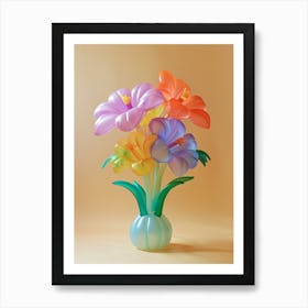 Dreamy Inflatable Flowers Lilac 5 Art Print