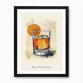 Old Fashioned Tile Poster 5 Art Print