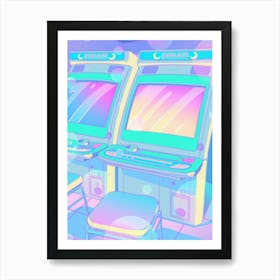 Neonglitch Art Print