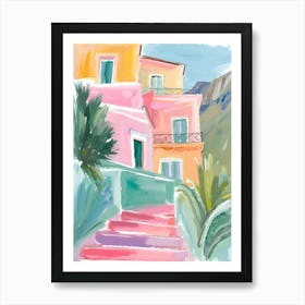 Amalfi Coast La Dolce Vita Poster 1 Art Print