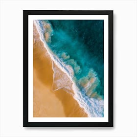 Aerial View Of A Beach 89 Art Print