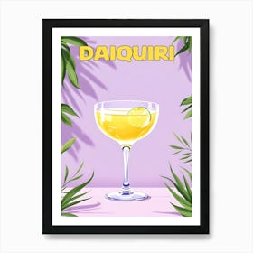 Cuba Daiquiri Cocktail V 05 Art Print