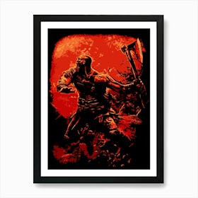 God Of War 7 Art Print