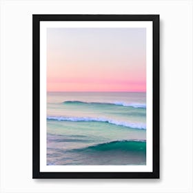 Greenmount Beach, Australia Pink Photography 1 Art Print