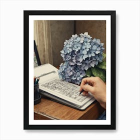 Hydrangea Art Print