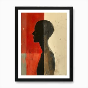 Silhouette Of A Man 1 Art Print