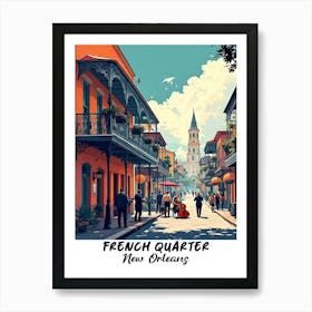 French Quarter, New Orleans Affiche