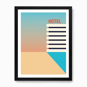 Hotel Sunrise Art Print