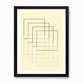 Minimalist Geometric Shapes Art Print