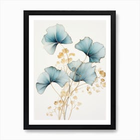 Ginkgo Leaves Art Print