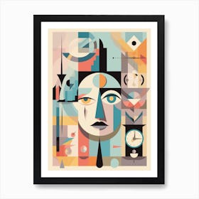 Symbols And Icons Geometric Abstract 10 Art Print