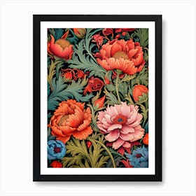 Floral Pattern 12 Art Print