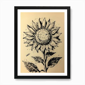 Sunflower 5 Art Print
