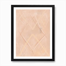 Abstract Moroccan Poster No.4 Art Print