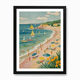 Day At The Beach no2 Art Print