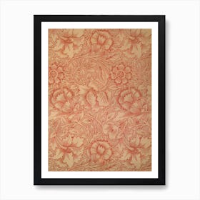 Pink Poppy, William Morris Art Print