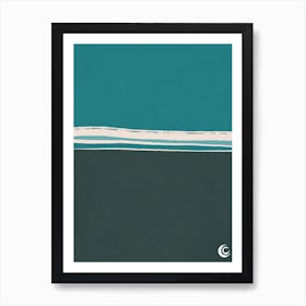 Waves Calm Art Print