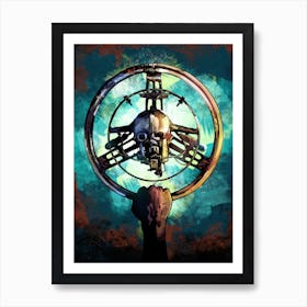 Mad Max Wheel I Art Print