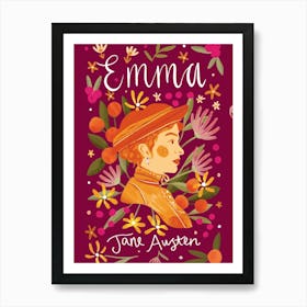 Book Cover - Emma by Jane Austen Art Print