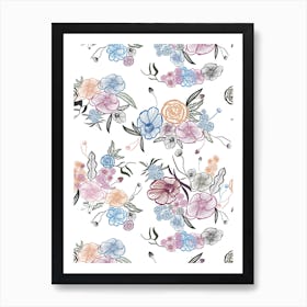 Queenie Thrift Flower Art Print