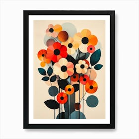 Flowers In A Vase 4 Art Print