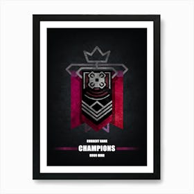 Echo Rainbow Six 1 Art Print