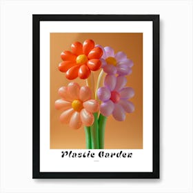 Dreamy Inflatable Flowers Poster Asters 5 Art Print