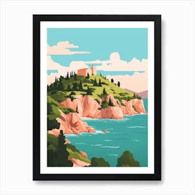 Virgin Islands 2 Travel Illustration Art Print