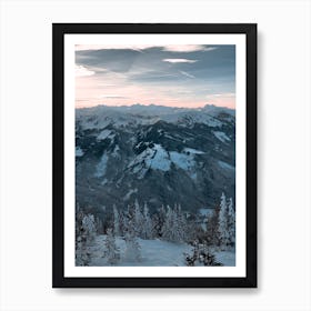 Skiers Paradise Art Print