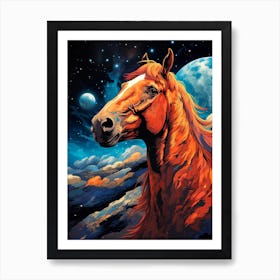 Horse In The Sky Art Print