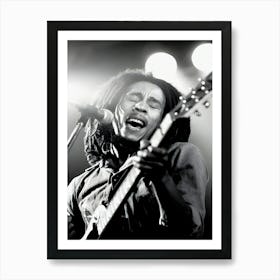 Bob Marley And The Wailers Live In Voorburg Art Print