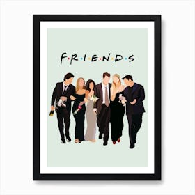 Friends Print | Friends TV Show Print Art Print