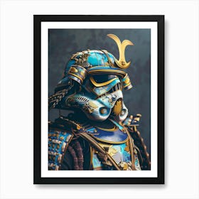 Stormtropper As A Vintagepunk Samurai 16 Art Print