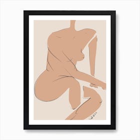 Resting Nude Art Print