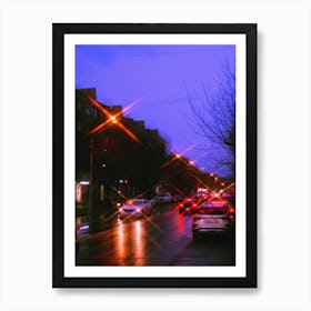 City At Night Art Print