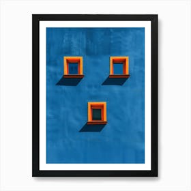 Smiley Windows Art Print